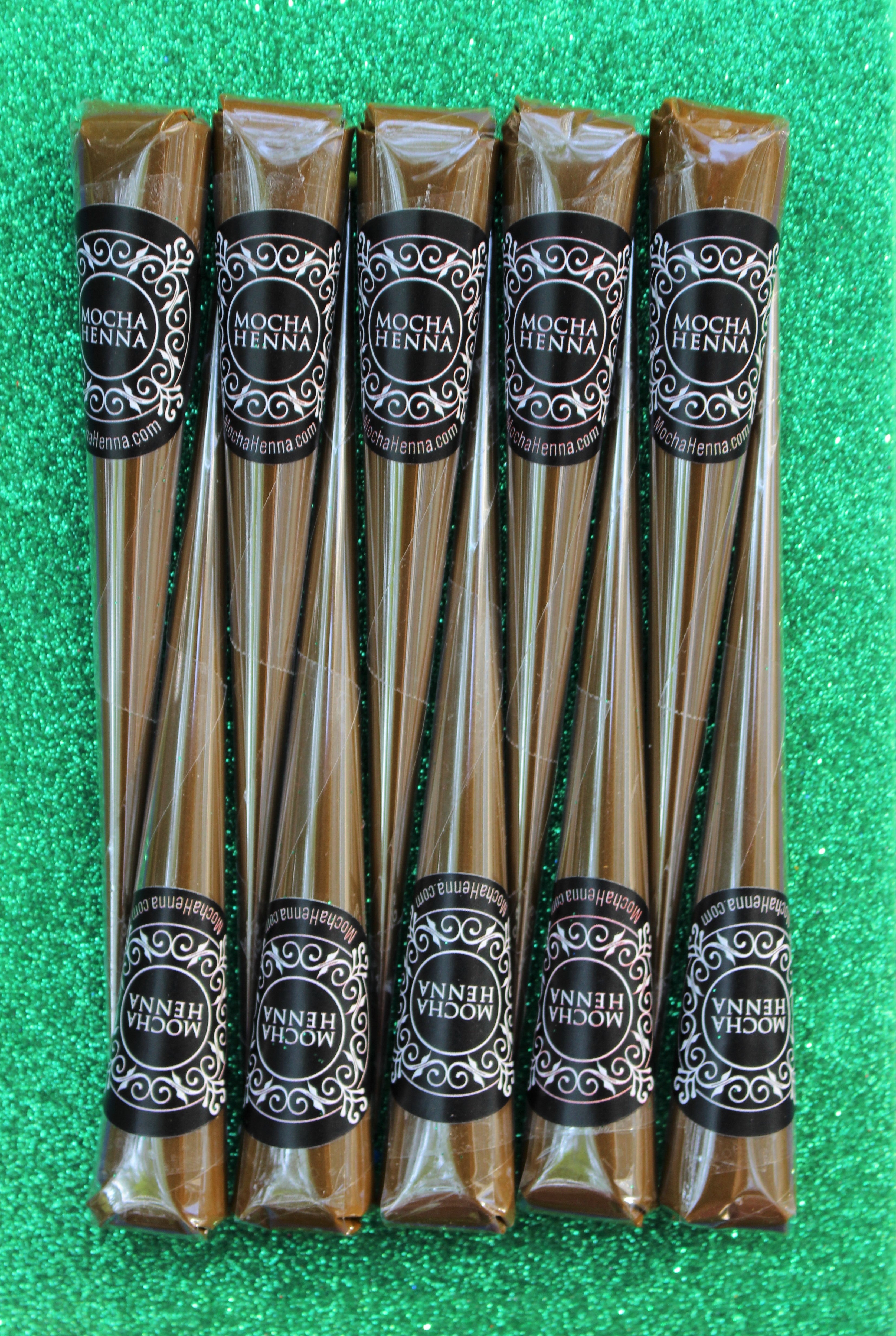 10 PACK of 100% Natural Henna Cones