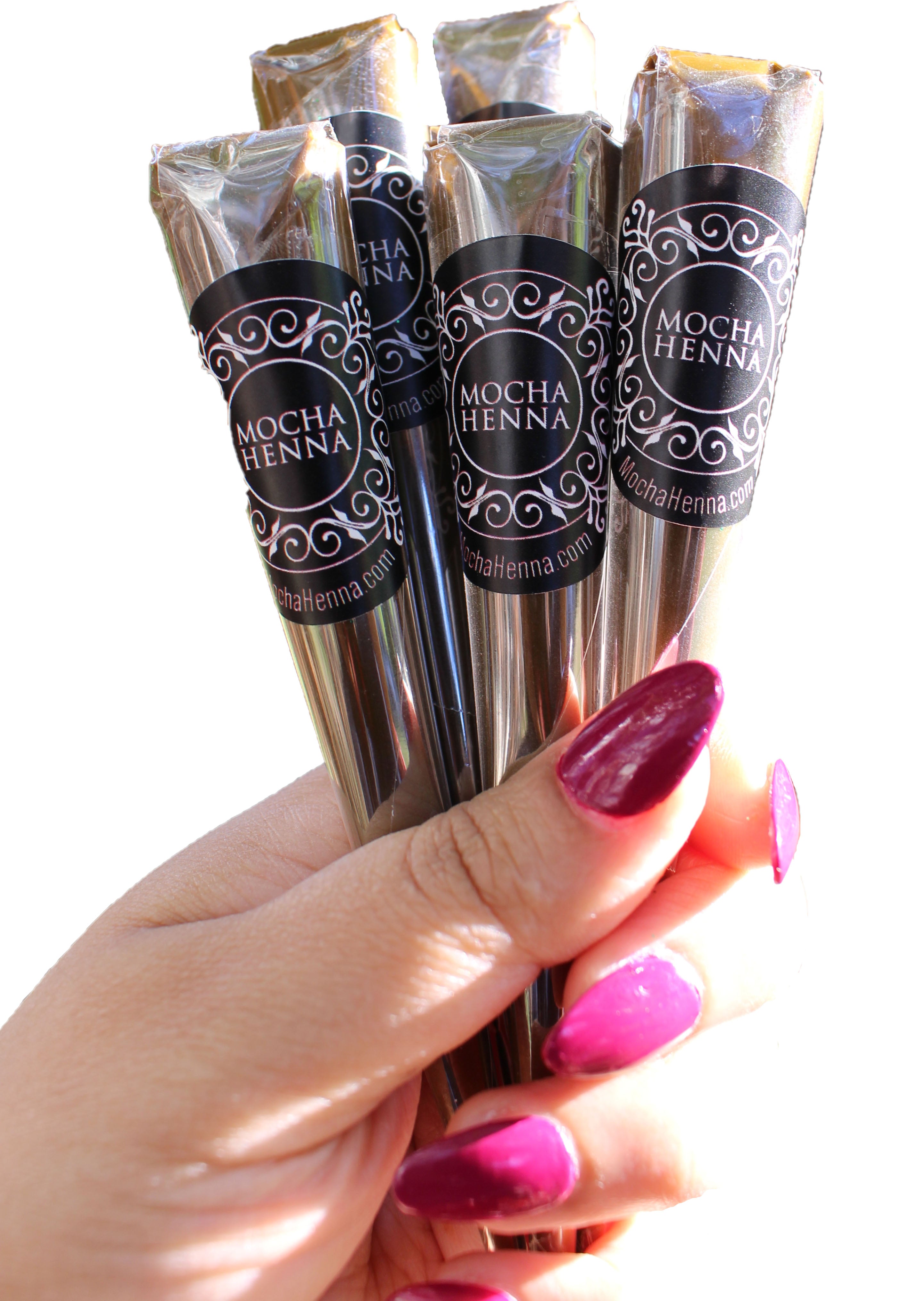 4 PACK OF 100% Natural Henna Cones